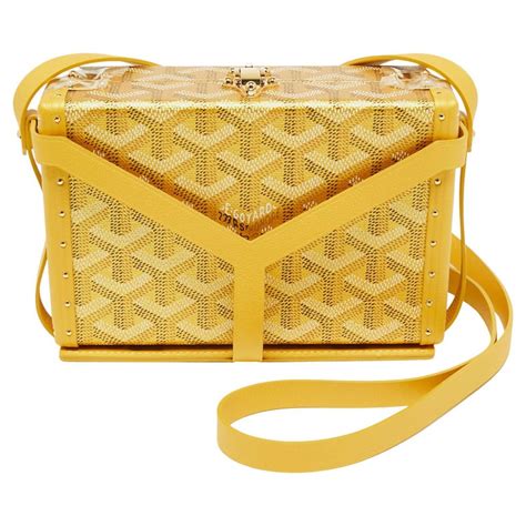 goyard minaudiere yellow|Goyard's Minaudière Trunk .